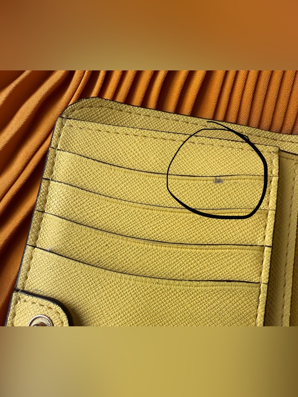Kate Spade Morgan Lemon Toss Embossed Compact Wallet - Picture 11 of 16